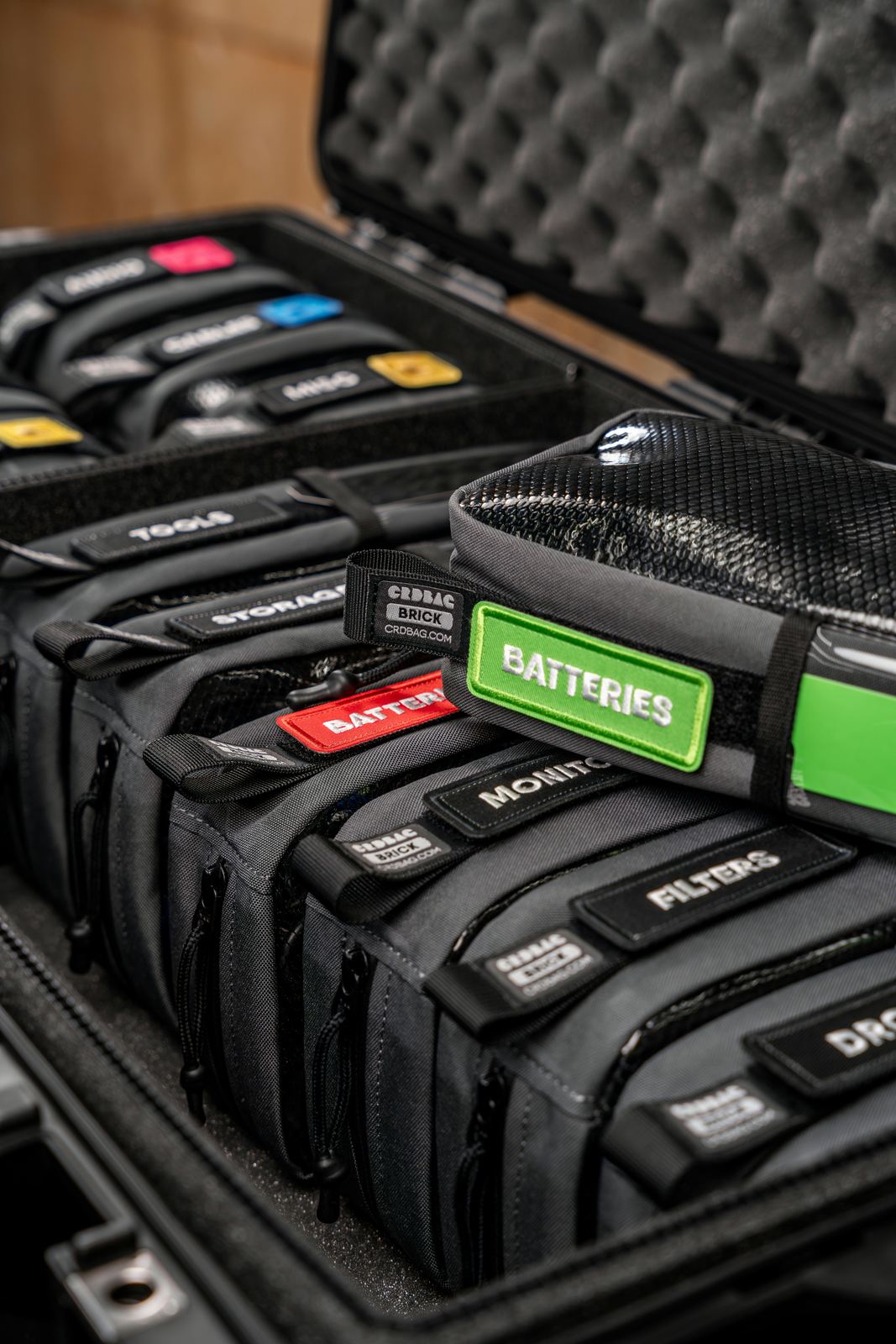 Photo and camera accessories flatlay